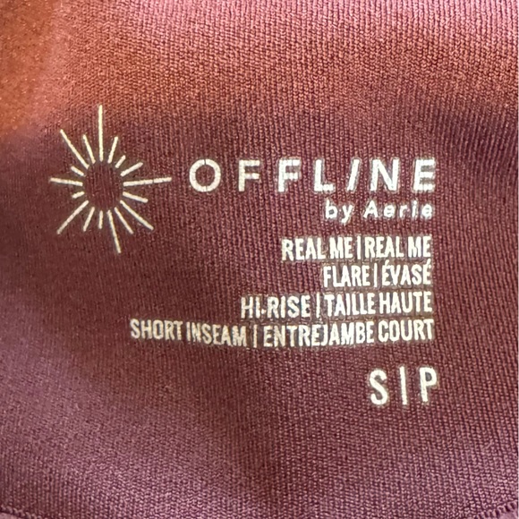 Offline Aerie Red Boot Cut Flare Pants - Picture 4 of 7